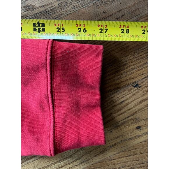 BARE KNUCKLES Red Football Camp 100% Cotton Pullover Sweatshirt Mens Size Large - Picture 10 of 11